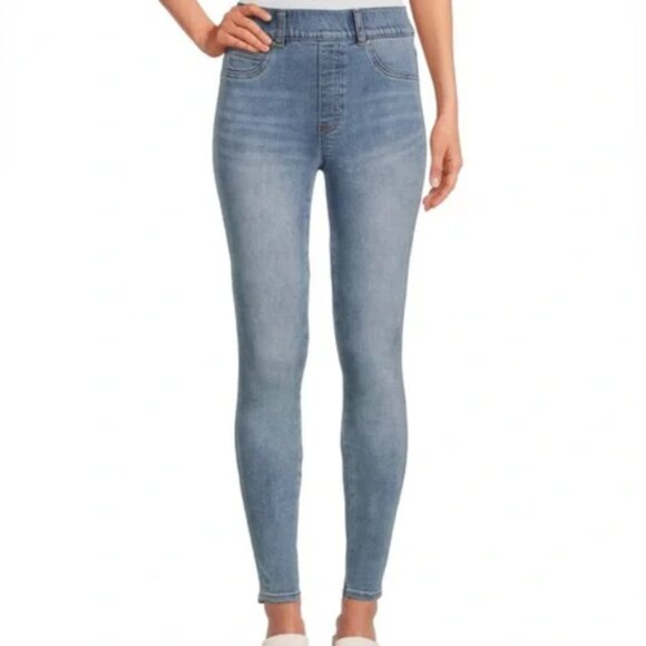 SPANX Blue Leggings - Picture 1 of 11